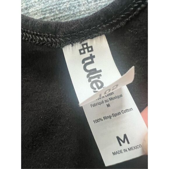 Cosmic Clothing Black Falling Stars Moon Tank Top Unisex Medium - Picture 3 of 5